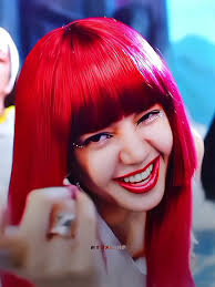 Blackpink Lisa Red Hair