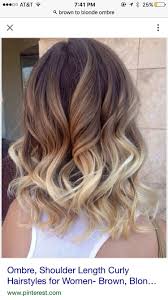 Brown Blonde Ombre Ombre Hair Blonde Hair Styles Medium Hair Styles For Women