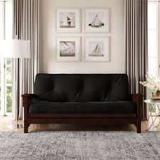 Futon mattresses are easy to transport and store. Dhp 8 Inch Independently Encased Coil Futon Mattress Black Microfiber Walmart Com Walmart Com
