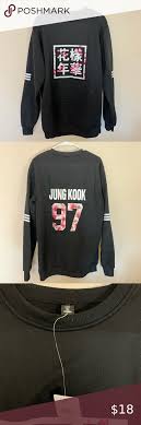 Add to favorites bts suga agust d daechwita engraved chopsticks pinswithluvco 5 out of 5 stars (519) $ 7.00. Bts Jungkook Sweatshirt Branded Sweatshirts Sweatshirts Sweatshirts Hoodie