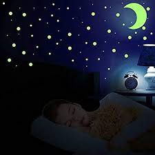 Buy cortina small radium wall sticker for rs.598 online. Night Glow Sticker In The Dark Galaxy Of Stars With Moon Radium Night Wall Stickers Manufacturer From Bengaluru