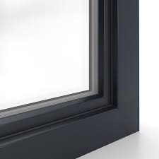 Standarddekor Anthrazitgrau Sandstruktur Fensterrahmen Kunststoff Fensterprofile