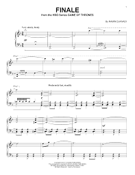 Maybe you would like to learn more about one of these? Ramin Djawadi Finale From Game Of Thrones Sheet Music Download Printable Pop Pdf Score How To Play On Piano Solo Sku 251951
