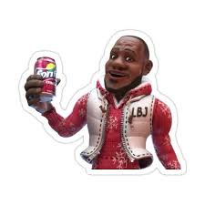 Wanna Sprite Cranberry Lebron James Sticker By Ted Bailey Sprite Lebron James Cranberry Thirstiest time of the year by norboo. wanna sprite cranberry lebron james