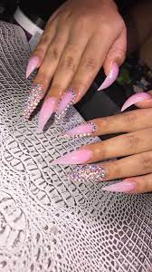 For More Lit Pins Follow Pinterest Glowxsin Pink Acrylic Nails Long Acrylic Nails Stiletto Nails Designs