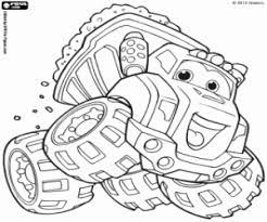 coloriage un camion benne chuck a imprimer de souris
