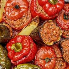 Legumes Farcis A La Grecque La Recette Facile D Aldi Recette Legumes Farcis Recette De Plat Recette