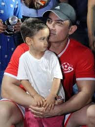 Aamir Khan And His Son Azad Fotograf