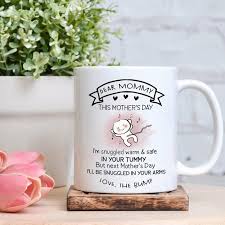 Practical gifts for new moms. Cute Pregnant Mom Mug Love Kisses And Kicks For Baby Bump First Mother S Day Gift New Mom Mom To Be Expecting Mother