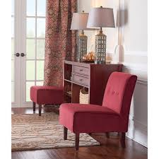 Dorel living jaxson channel back accent chair for living room, green. Linon Home Decor Coco Red Fabric Accent Chair 36096red 01 Kd U The Home Depot
