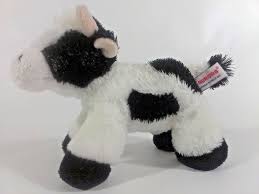 Black And White Stuffed Dog Aurora Plush Cow Soft Black White Stuffed Animal Bean Bag Toy 6 Mini Moo Bean Bag Toys Stuffed Animal Bean Bag White Stuffed Animal