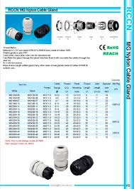 Mg Nylon Cable Gland Shanghai Richeng Electronics Pdf