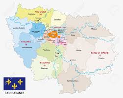 ❮ ❯ vidéos d'ile de france. Ile De France Administrative And Political Vector Map With Flag Royalty Free Cliparts Vectors And Stock Illustration Image 99834865