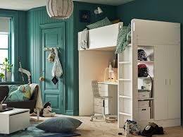 Lozko Ikea Pietrowe W Dolnej Partii Mozemy Urzadzic Kacik Do Nauki Childrens Bedrooms Design Childrens Furniture Ikea