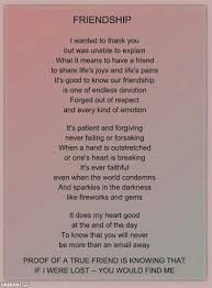 Thank You So Much For Your Friendship You Mean The World To Me Friends Quotes Friend Birthday Quotes Friendship Poems