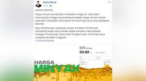 Maybe you would like to learn more about one of these? Laksanakan Semula Apungan Harga Minyak Mingguan Rafizi