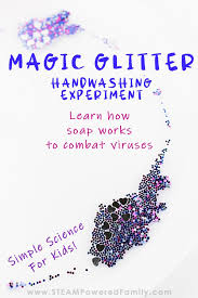 Magic Glitter Handwashing Experiment Learn How Soap Combats Viruses Science Experiments For Preschoolers Easy Science Experiments Science Experiments Kids
