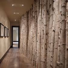 Birch Poles Home Design Ideas Pictures Remodel And Decor Tree Interior Design Hall Design