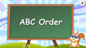 Alphabetical order is a system whereby character strings are placed in order based on the position of the characters in the conventional ordering of an alphabet. Learn Abc Order Or Alphabetical Order For Kids English Grammar Grade 2 Periwinkle Youtube