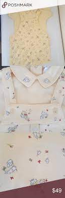 Jacadi Vintage New 6 M Easter Pics Boy Romper Set Vintage Boys Clothes Yellow Bodysuit Boys Romper