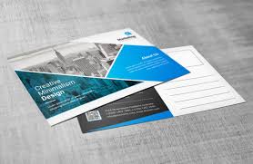 Psd Business Postcard Templates Business Postcards Postcard Template Postcard Design