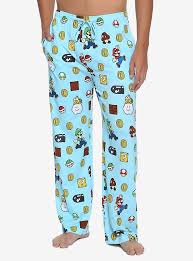 Nintendo Super Mario Bros Allover Sleep Pants Boxlunch Exclusive Women Jogger Pants Super Mario Bros Pants Gift
