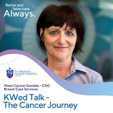 Are you interested in advancing your knowledge in various cancer related  topics? Join Carmel Gamble, St Vincent's Private Hospital Northside's very  own Breast Care Nurse at Kedron-Wavell Sports Club