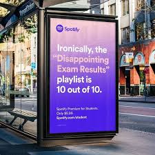 New Work For Spotifyaunz Spotify Premium For Students Spotify Billboards Brand Campaign Spotify Premium