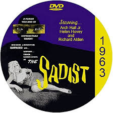 The Sadist (1963) Classic Drama and Thriller Movie DVD-R : Arch Hall Jr.,  Helen Hovey, Richard Alden: Movies & TV - Amazon.com