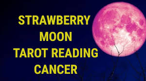 A past full moon of june, also known as the strawberry moon, looms above earth's horizon in this undated photo taken by an astronaut at the international space station. Cancer Tarot Reading For June 5 2020 Strawberry Moon Youtube
