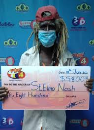 Four lucky Play 4 winners Sedon Nanton and Osborne Pope $5,400.00, Victor  Sargeant $5,000.00 and St. Elmo Nash $5,800.00. Play 4 and win even more!