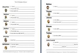 Life Of Jesus Worksheets Jesus Disciple Bible Quiz