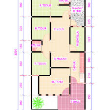 Terdapat ruang tamu, 3 kamar tidur, ruang dapur, kamar mandi dan wc. Desain Rumah Minimalis 6x10 Dengan Mushola Cek Bahan Bangunan