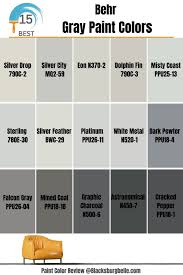 15 Most Popular Behr Gray Paint Colors