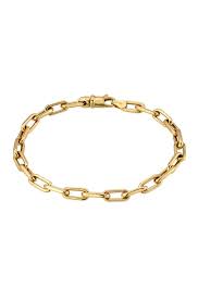 14k Gold Large Open Link Chain Bracelet Etsy In 2020 Gold Bracelet Chain Chain Bracelet 14k Gold Bracelet
