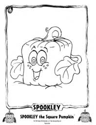 Spookly The Square Pumpkin Coloring And Activity Sheets For Sydney Will S Class Halloween Preschool Pumpkins Preschool Halloween School