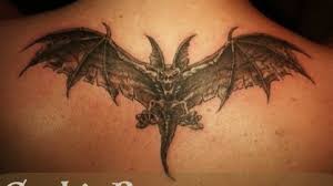 Cute moon and stars tattoo on woman's arm. Gothic Bat Tattoos Ideas Examples And Photos Tatring