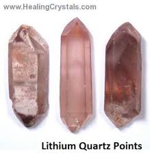 Lithium Quartz Is Clear Quartz With Lithium Inclusions That Give It A Lovely Magenta Color And A Peaceful Energy Li Lithium Quartz Crystals Rocks And Crystals