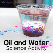 Oil And Water Science Exploration Kindergarten Science Activities Science Experiments For Preschoolers Science Experiments Kids