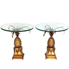 Vingli mosaic accent table, 14 round side table,end table, plant stand decor for patio porch b… there are 4067 pineapple table for sale on etsy, and they cost $33.41 on average. Pineapple Side Table 6 For Sale On 1stdibs