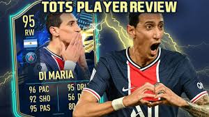 So i am a div 3 player who plays mostly weekend league games. El Fideo 95 Tots Angel Di Maria Player Review Fifa 21 Ultimate Team Youtube