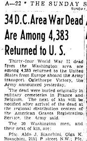 PFC Aldo John Bianchini (1924-1945)