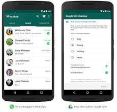 Now i need to get it to work for whatsapp backups which are stored under backup in googledrive and not as a regular file. You Can Now Back Up Whatsapp Messages Photos And Videos To Google Drive Techcrunch