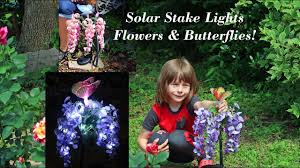 Maybe you would like to learn more about one of these? Solar Garden Flower Lights Outdoor Color Changing Stake Lights Geartist Youtube