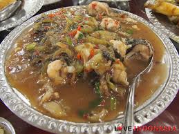 Kodok batu cah sayur asin. Foto Di Halim Restaurant May Jend Sungkono Love Indonesia
