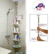 You might found one other 3 tier corner shelf bathroom higher design ideas. 4 Tier Bathroom Corner Shelf Telescopic Corner Shower Caddy Storage Rack Tower Organizer Stainless Steel Pole Rustproof White Walmart Com Walmart Com