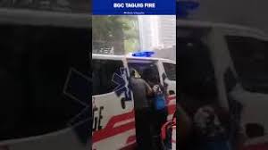 This is a massive piece of pork rind, pounded flat before frying until it's light and airy to maximize crunch, then dusted with vinegar and chive powder. Fire At Toyota Bgc Youtube