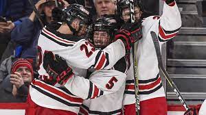 Class 2a Boys Hockey Garrett Worth Shines As Duluth East Thumps St Michael Albertville