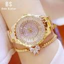 Women Watches Gold Luxury Brand Diamond Quartz Ladies Wrist ...