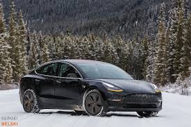 The model 3's center console has been redesigned. These Tesla Model 3 In Snow Photos Will Send Chills Down Your Spine Evannex Aftermarket Tesla Accessories